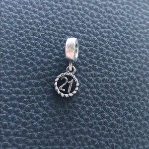 Pandora 21 Charm